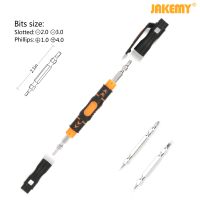 (LONG FA hardware) JAKEMY 3 In 1ไขควงสองหัวปากกาไขควงบิตตั้งเครื่องมือซ่อมแซมมือ DIY ไขควงสำหรับนาฬิกาโทรศัพท์