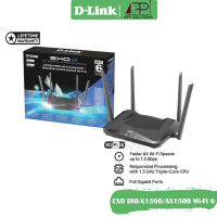 ?Free CAT6?D-LINK Router Wi-Fi6 AX1500 รุ่นEXO DIR-X1560(สินค้ารับประกันLifetime)-APP Solution