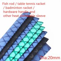 Dia 20mm Anti Slip Heat Shrink Tube Fishing Rod Wrap Insulated Non Slip Handle Racket Grip Sleeve Waterproof Cover Multicolor Cable Management