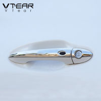 Vtear For Chery Tiggo 4 exterior chrome styling frame trim handle door bowl cover decoration accessories Mouldings parts 2020