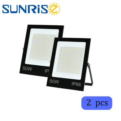 2pcs 50W Led Flood Light AC 220V 230V 240V Mini Spotlight Outdoor Lighting Wall Reflector IP66 Waterproof Garden Lamp