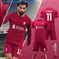 ┇❉ NBA75thAnniversary4 Liverpool jersey Salah No. 11 football game sports training short-sleeved mens and womens football uniform set custom