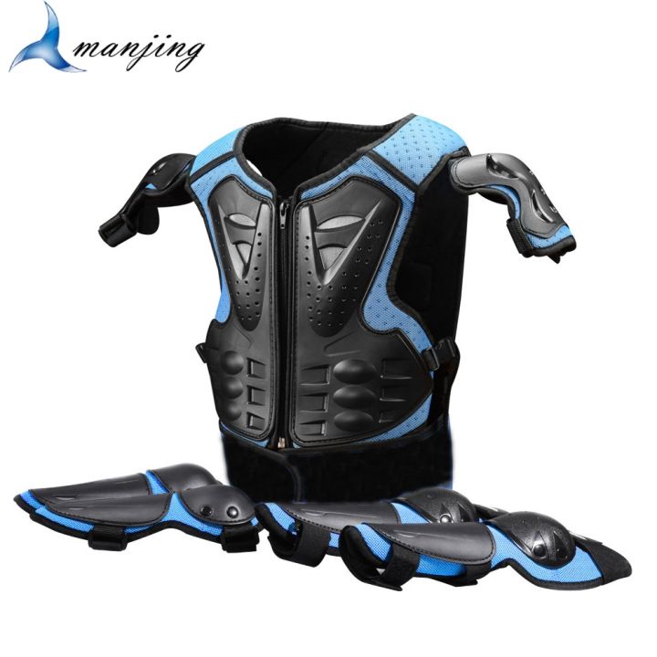 red-children-39-s-skating-skiing-back-support-mtb-suit-riding-full-body-armor-cross-country-equipment-anti-fall-protect-clothing