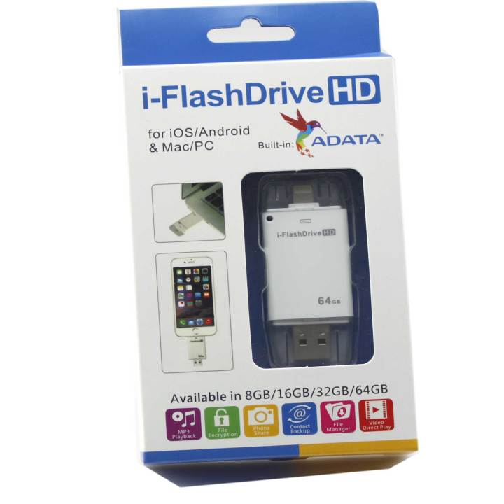 i-flashdrive-64-gb-แฟลชไดร์ฟสำหรับiphone-ipad-รุ่น-device-gen2-white