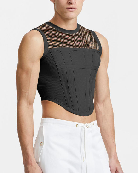 stock-men-cotton-tank-top-slim-fit-casual-ribbed-sleeveless-t-shirt-beach-solid-color-splicing-fishnet-sleeveless-tank-top