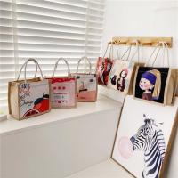 กระเป๋าทรงช้อปปิ้ง ผ้ากระสอบ กระเป๋าผ้า ถุงผ้าใบเล็กShopping bag, sack cloth, cloth bag, small canvas bag