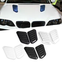 2x ABS Auto Air Flow Intake Hood Scoop Vent Bonnet Cover Universal DIY Decoration Auto Accessories