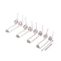 1/5Pcs Wire Diameter 1.2mm Curling Iron Replacement Double Return Torsion Spring Beauty Hair Curling Wand Accessories