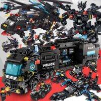 เข้ากันได้กับ LEGO PHANTOM นินจาบล็อกเด็กเมืองประกอบทหารเด็กเม็ดเล็ก ๆ ของเล่น SWAT รถยินดีต้อนรับสู่การสอบถาม