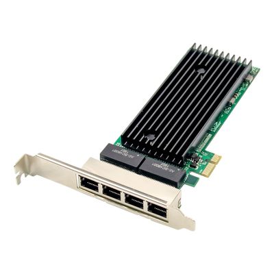 PCI-E 4 Port RJ45 Server 1X PCIe X1 Intel 82576 Chip 10/100/1000Mbps Lan Quad Port Server Gigabit Network Card