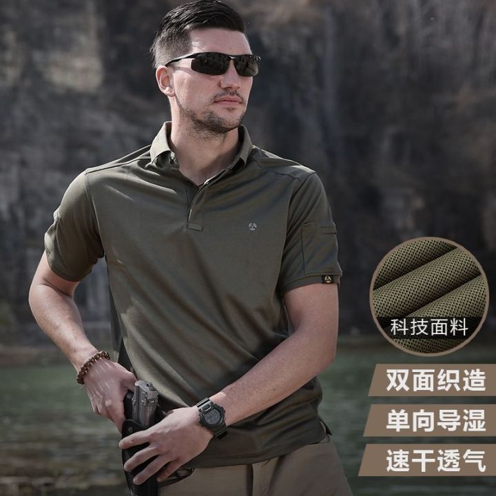 original-archon-lapel-quick-drying-t-shirt-mens-quick-drying-short-sleeved-loose-spring-and-autumn-paul-shirt-outdoor-sports-tactical-polo-shirt