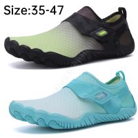 Men Aqua Shoes Quick Dry Diving Sneakers Women Barefoot Swimming Water Shoes Upstream Non-slip River Sea Beach Sandals Plus Size