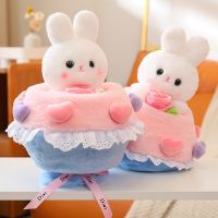 Kawaii Bouquet Bunny Flowers Toys For Girls/Women Best Gifts For Valentines Day Creative Design Bunny Doll Kids Xmas Gifts