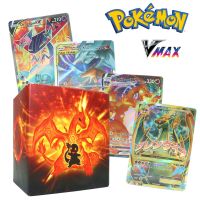 20-300pcs Pokemon English Card Hobbies Rare Collection Battle Trainer Card Vmax GX Card Box Charizard Pikachu Children Toy Gift