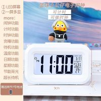 [Fast delivery] what new pig desk clock alarm clock digital display with special noctilucent alarm clock timer alarm clock students who study