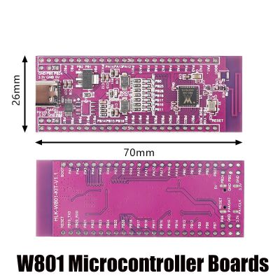 ไมโครคอนโทรลเลอร์ W801 32บิต Wi-Fi บลูทูธโหมดคู่ Soc บอร์ดพัฒนา Iot Mcu Ic เครื่องมือโมดูลอุปกรณ์เสริม