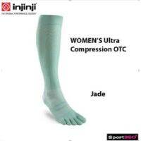 Injinji ถุงเท้าวิ่ง แยกนิ้ว WMN COMPRESSION OTC JADE รุ่นอัลตร้าคลุมน่อง (ผู้หญิง) ของแท้