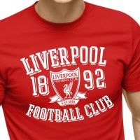 เสื้อบอลผู้ใหญ่ เสื้อกีฬา เสื้อฟุตบอล ทีมLiverpool รับประกันคุณภาพ เกรด เสื้อยืดสโมสรฟุตบอลลิเวอร์พูล tshirt Jersey  Liverpool F.C. Youll Never Walk Alone YNWA Anfield