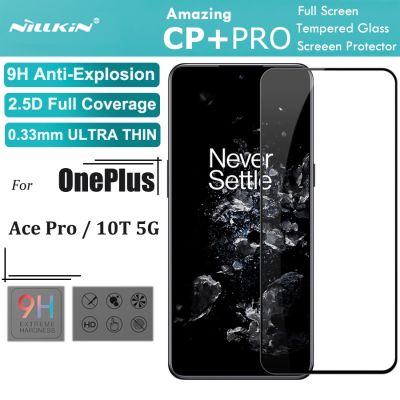 ~ Nillkin ฟิล์มกระจกนิรภัยกันรอยหน้าจอ 0.33 มม. 2.5D HD 9H สําหรับ OnePlus 10T 5G One Plus Ace Pro 5G CP+Pro