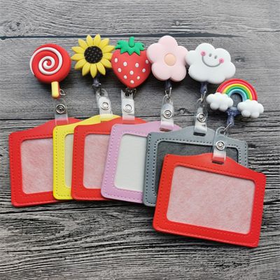 【CC】✢  New Design 1 Piece Top ID Card Cover Credit Fashion Strawberry Sunflowers Students Holder
