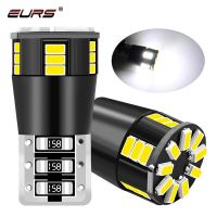 2ชิ้น T10 W5W ไฟ Led รถยนต์ Canbus 3014SMD ไม่มีข้อผิดพลาดสำหรับตกแต่งภายในรถยนต์โคมไฟท้ายถอยหลังขาวแดงเหลือง12V