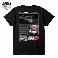 เสื้อยืดคอกลม【】เสื้อยืด พิมพ์ลายโลโก้ Initial D Jdm Car Arena สําหรับแข่งรถยนต์ S-5XL