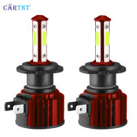 H11 H7ไฟหน้ารถ2ชิ้น20000LM หลอดไฟ LED H7 H8 H4 HB4 HB3 H9ไฟ LED หลอดไฟสำหรับ9005รถยนต์9006 100W 6000K สีขาว8000K 12V ไฟรถยนต์