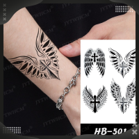 แฟชั่นใหม่ ถูกมาก!!!!!! Temporary tattoo sticker สติีกเกอร์แทททู วินเทจ รอยสักชั่วคราว รอยักปลอม รอยสักเท่ๆ รอยสักแขน รอยสักสวยๆ ขนาด 15 x 21 เซนติเมต