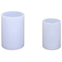 Cylinder Candle for Candle Making, Pillar Candle Silicone for Resin Casting Epoxy Mold (2Pcs)