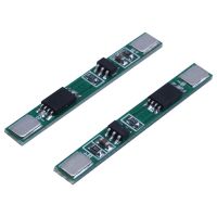 10 pcs 1S 3.7V 4A li-ion BMS PCM 18650 Battery Protection Board PCB for 18650 lithium ion li Battery Double MOS