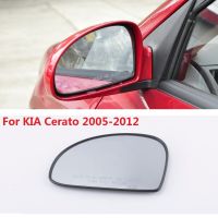 CAPQX สำหรับ KIA Cerato 2005 2006 2007 2008 2009 2010 2011 2012อัตโนมัติพร้อมระบบทำความร้อนมุมมองด้านหลัง Cermin Kaca เลนส์กระจกด้านข้าง