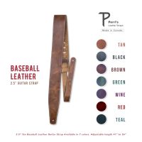 Perris "Baseball Leather" 2022 Guitar Strap สายสะพายกีตาร์หนัง (Made in Canada)