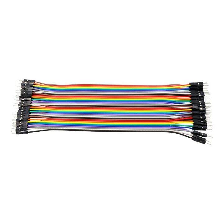 Glyduino 40pin 20cm 2.54mm Row Male To Malem-m Dupont Cable Breadboard 