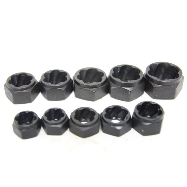 10pcs-damaged-nut-bolt-remover-stud-extractor-set-metric-broken-bolt-removal-kit