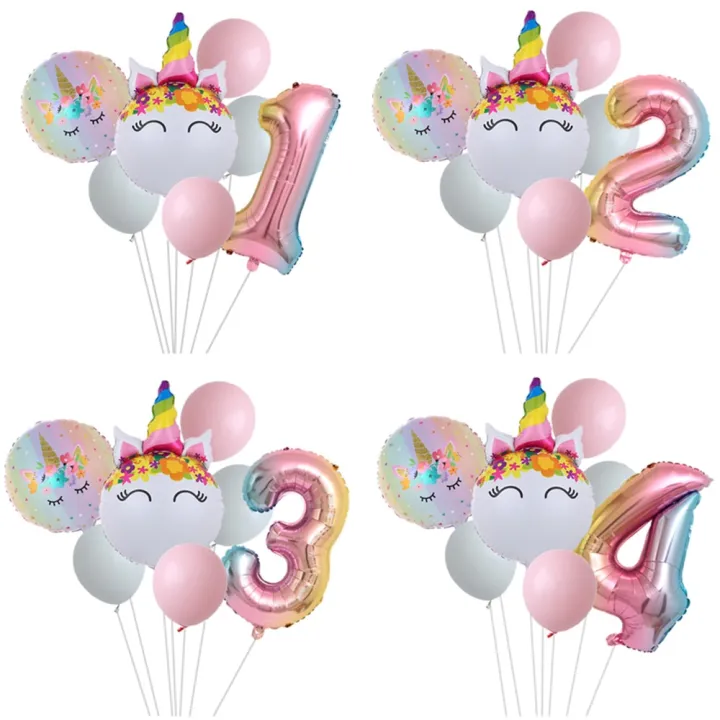 1Set DIY Unicorn Shape Balloon Filling Frame Box Unicorn Party