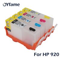 【Sell-Well】 RIDE ZONE OYfame 4ชิ้นหมึกรีฟิลสำหรับ HP920สำหรับ920 XL อิงค์เจ็ท Officejet 6000 6500 6500A 7000 7500เครื่องพิมพ์ที่มีชิปรีเซ็ต