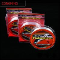 CONGMING 100m 100% Fluorocarbon คุณภาพสูง ตกปลา สายเชือกแข็งแรง 0.8-6LB เส้นใยเดี่ยว ไนลอน PA สายการประมง ลวดเชื่อม