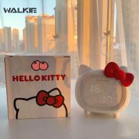 Walkie Sanrio Kawaii นาฬิกาปลุกอัจฉริยะ บลูทูธ สเตอริโอ คิตตี้ มีไฟ Led อเนกประสงค์ สําหรับเด็ก