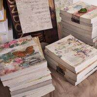 【living stationery】แผ่นบันทึกวัสดุกระดาษสมุดกระดาษ JunkScrapbooking CardsBackground กระดาษตกแต่ง