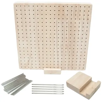 Handcrafted Wooden Blocking Board Granny Square-Crochet Boards Set for  Setting Sewing Knitting Artworks