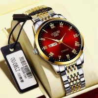 ?❡ Fully automatic mechanical watches male authentic Swiss watch waterproof mens luminous calendar table ultra-thin high-grade steel belt