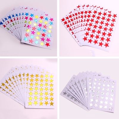 【CW】✐☊⊕  10 Sheets/pack Star Stickers Stationery Paper Stick Label for Scrapbooking Album Diary Decoration