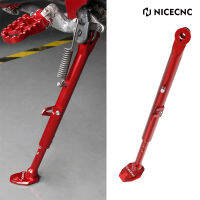 NICECNC สำหรับฮอนด้า XR650L XR 650L 1993-2023แข่งรถจักรยานยนต์ปรับที่จอดรถด้านข้างยืนขาอลูมิเนียมลดลิงค์สีแดง