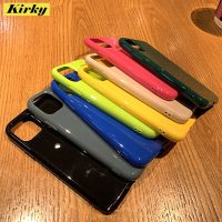 เคสโทรศัพท์แฟชั่นหลากสีสำหรับ iPhone,เคสฝาหลัง TPU นิ่มสีพื้นสำหรับ Iphone 13 Pro Max จากโฟเซ่น12 Pro Max XR X XS Max 7 8 Plus 11 Pro Max