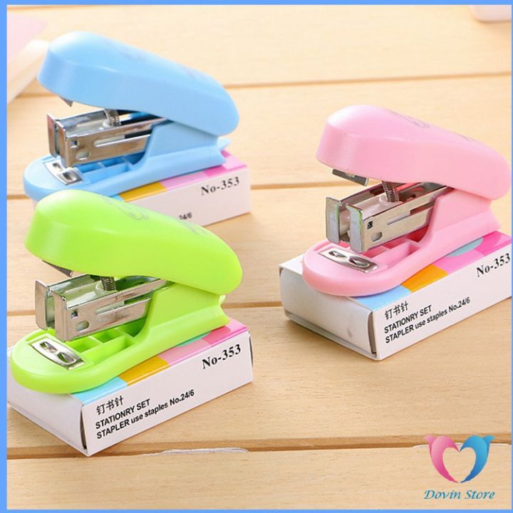 dovin-แมคเย็บกระดาษ-mini-ขนาดพกพาสะดวก-mini-stapler