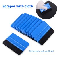 Haywood1 1Pcs car acessories Styling Vinyl Window Remover Cleaning Car Scraper With Felt Squeegee Film Wrapping