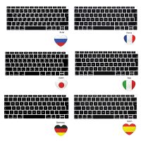 ❐┇▧ European version For macbook air 13 A1932 Notebook Keyboard Cover Laptop Keyboard French German Spanish Italian Japanese EU