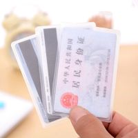 PVC Waterproof Card Cover Case To Protect Credit Cards Porte Carte Bank Id Card Sleeve