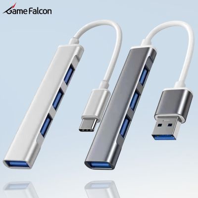 USB C HUB 4 Port 3.0 Tipe C 3.1 adaptor OTG Multi Splitter untuk Xiaomi Pad Samsung Lenovo Macbook Pro Air PC aksesori komputer
