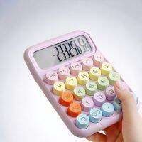 easy4mallเครื่องคิดเลขสีพาสเทลปุ่มใหญ่